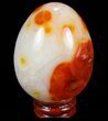 Colorful Carnelian Agate Egg #70923-1